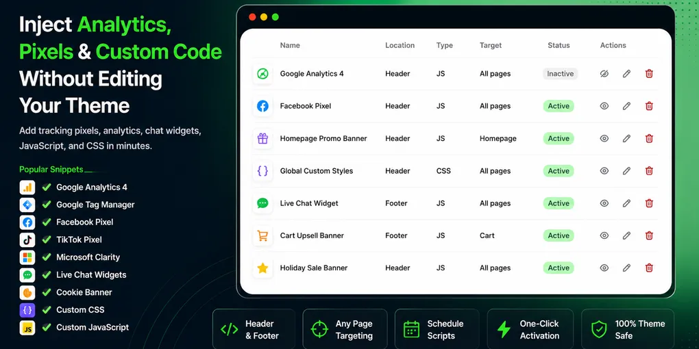 Launching Header & Footer Scripts: My First Shopify App